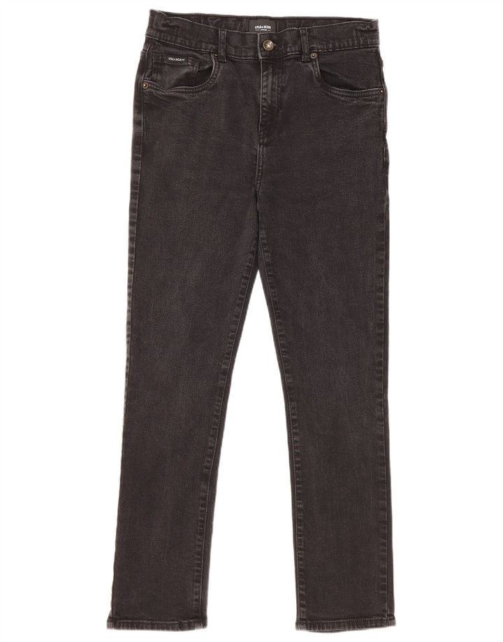 Lyle & Scott Chłopięce dżinsy slim, 14-15 lat, czarna bawełna