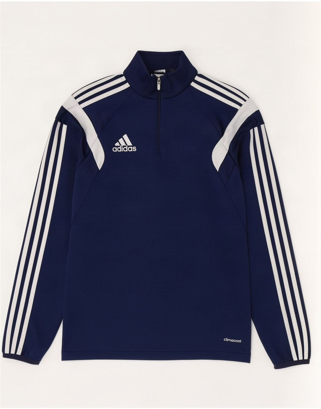 Adidas Męskie Climacool Pullover Dres Top Mały Granatowy Kolorblok