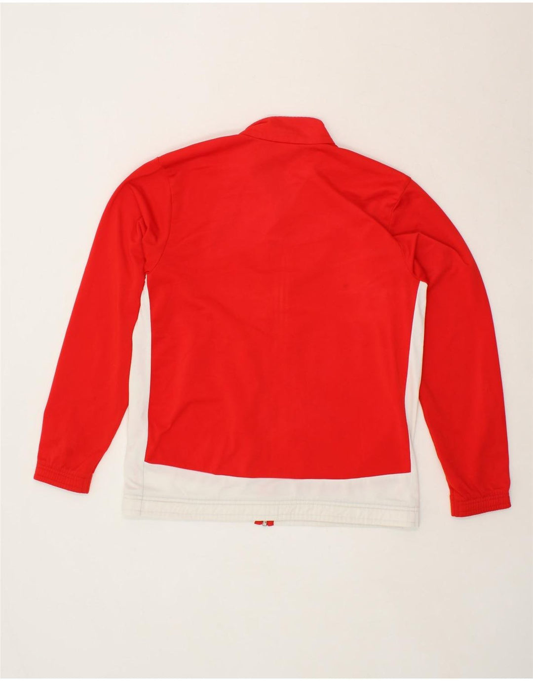 PUMA Boys Tracksuit Top Jacket 13-14 Years Red Colourblock Polyester Vintage Puma and Second-Hand Puma from Messina Hembry 