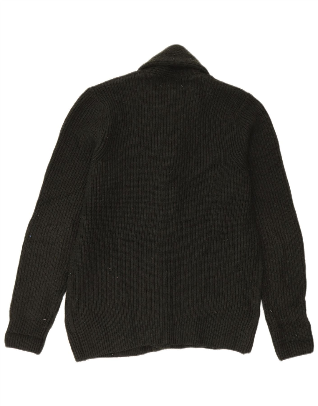 Marks & Spencer Męski sweter rozpinany, średni, khaki, poliester