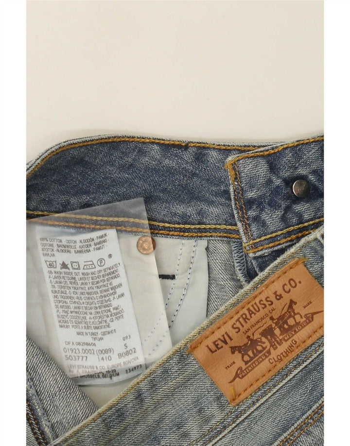 Damskie spodenki jeansowe Levi's Small W27 Niebieskie bawełniane