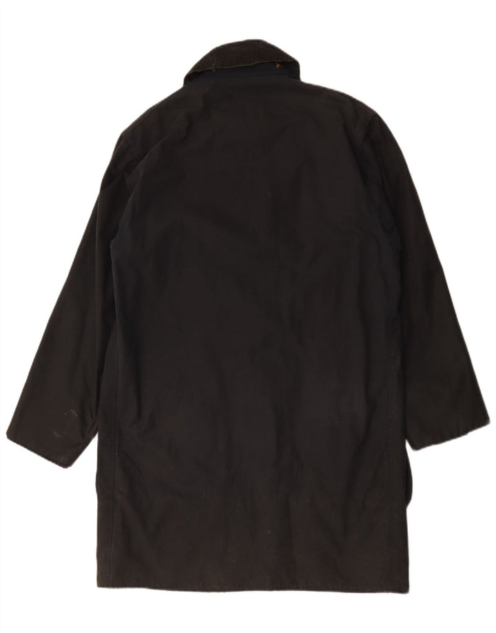 Płaszcz męski Barbour Border z woskowanej bawełny UK 36 Small Black