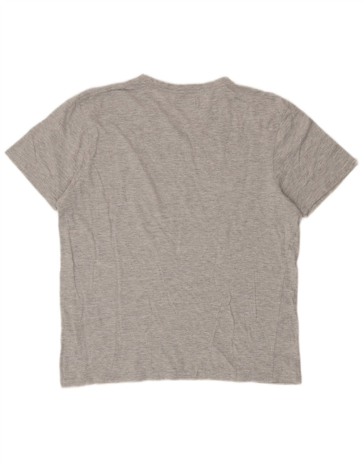 T-shirt męski Saltrock Top, średnioszary, bawełniany