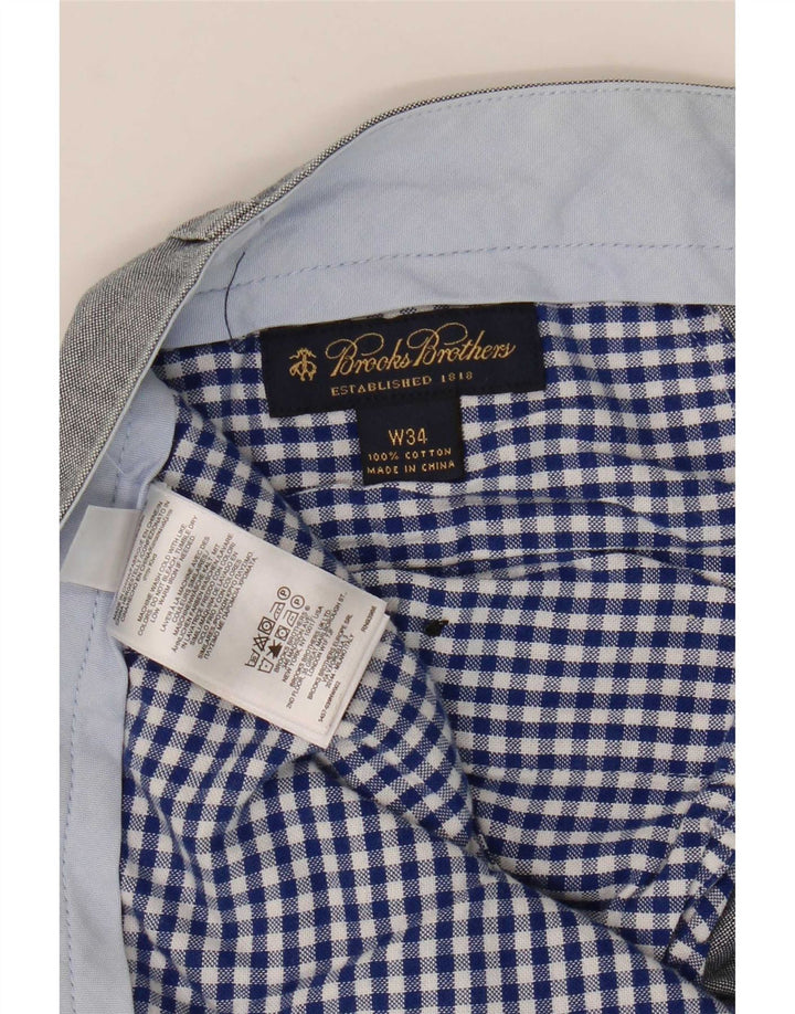 Męskie spodenki Chino Brooks Brothers W34, duże, niebieskie, bawełniane