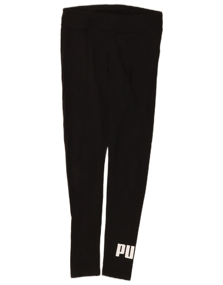 Damskie legginsy Puma Graphic UK 8 Small, czarne, bawełniane