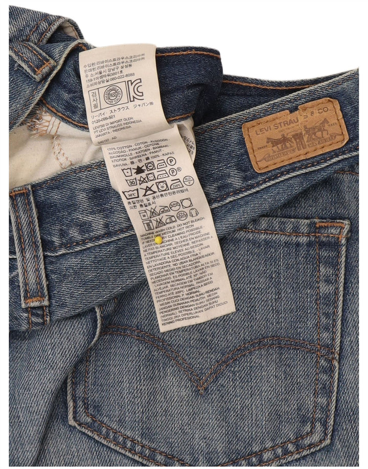 Damskie spodenki jeansowe Levi's W25 XS, niebieska bawełna