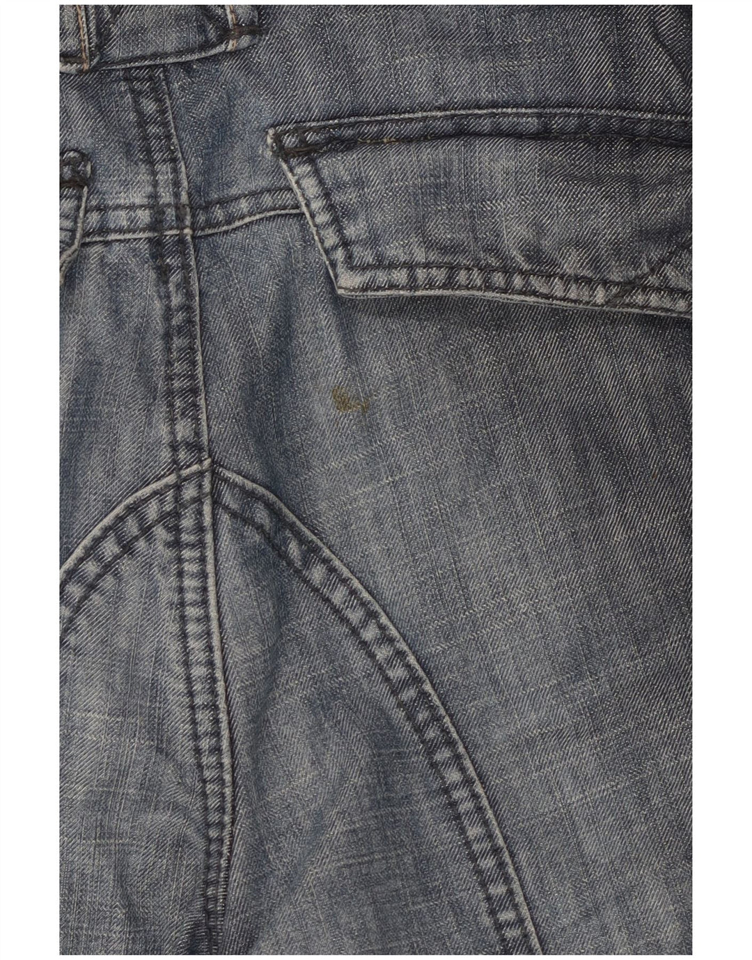 Męskie dżinsowe bermudy Fat Face W32 Średnioniebieskie bawełniane