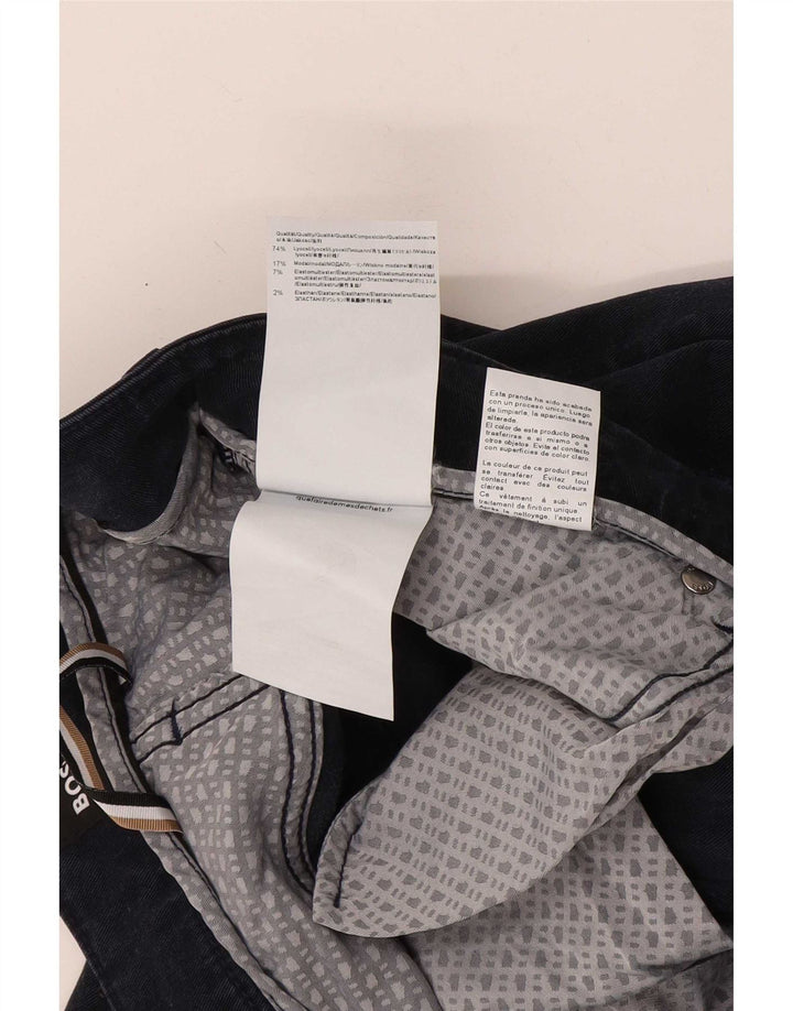 Męskie jeansy slim fit Hugo Boss W31 L32 Granatowy Lyocell