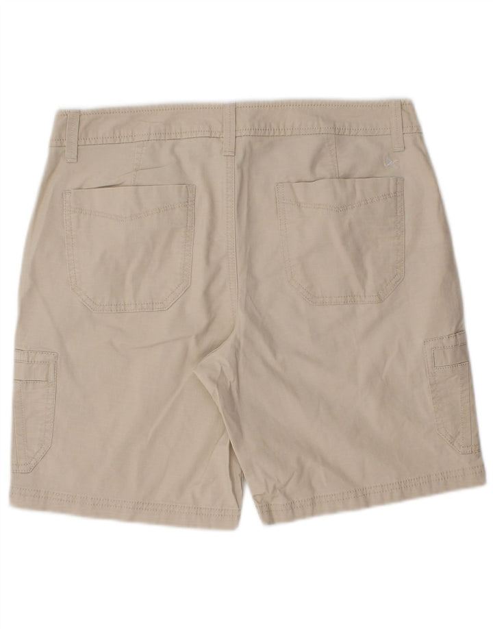 Damskie spodenki bojówki Eddie Bauer US 4 Small W30 Beżowa bawełna