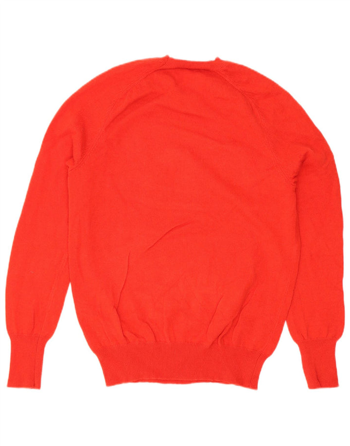 Sweter damski Zara z okrągłym dekoltem UK 10 Small Red Wełna
