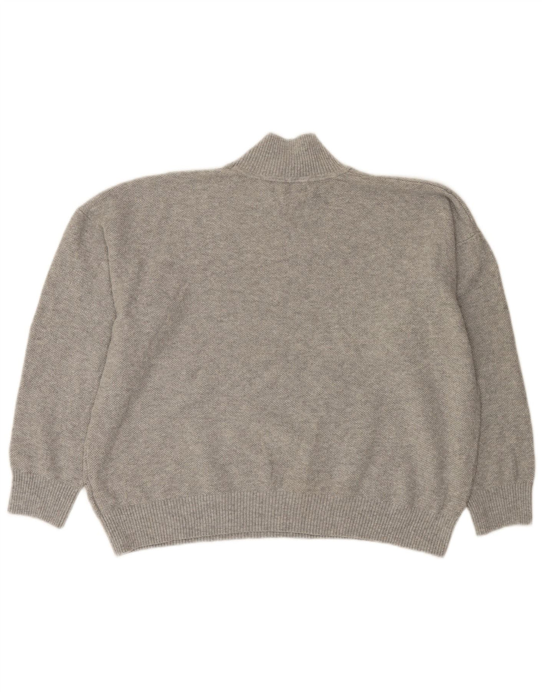 Marks & Spencer Damski sweter z golfem UK 16, duży, szary