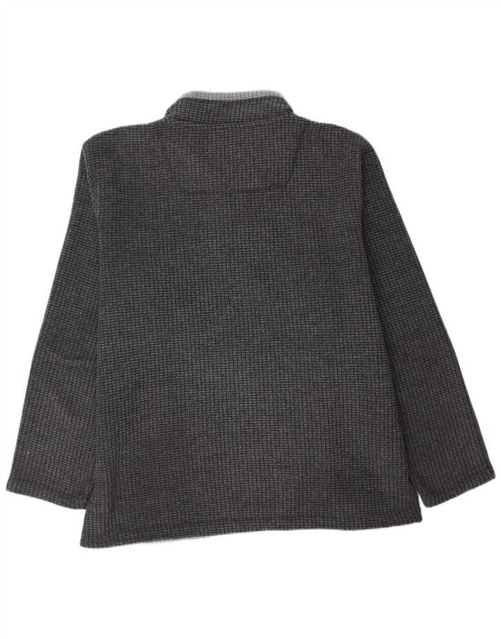 Męski sweter z zamkiem błyskawicznym Weird Fish, 2XL, szary poliester