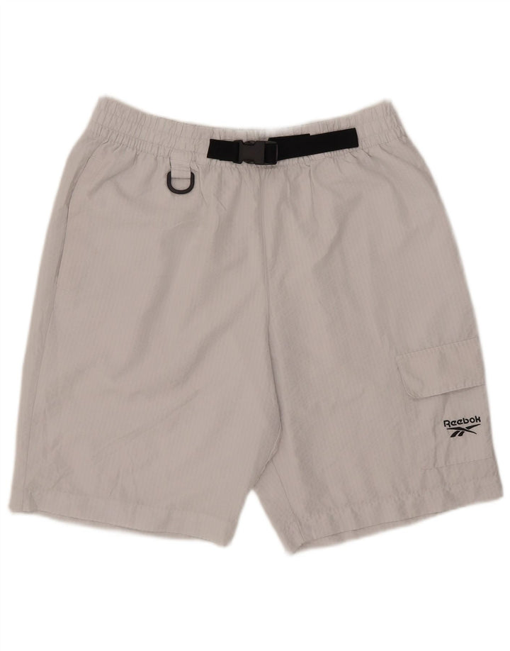 Męskie spodenki sportowe Reebok Cargo, duże, białe, poliestrowe