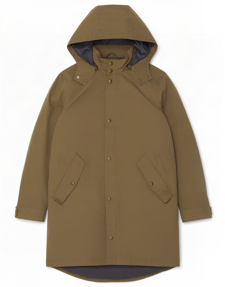 Męska kurtka parka z kapturem Massimo Dutti UK 40 Large Khaki