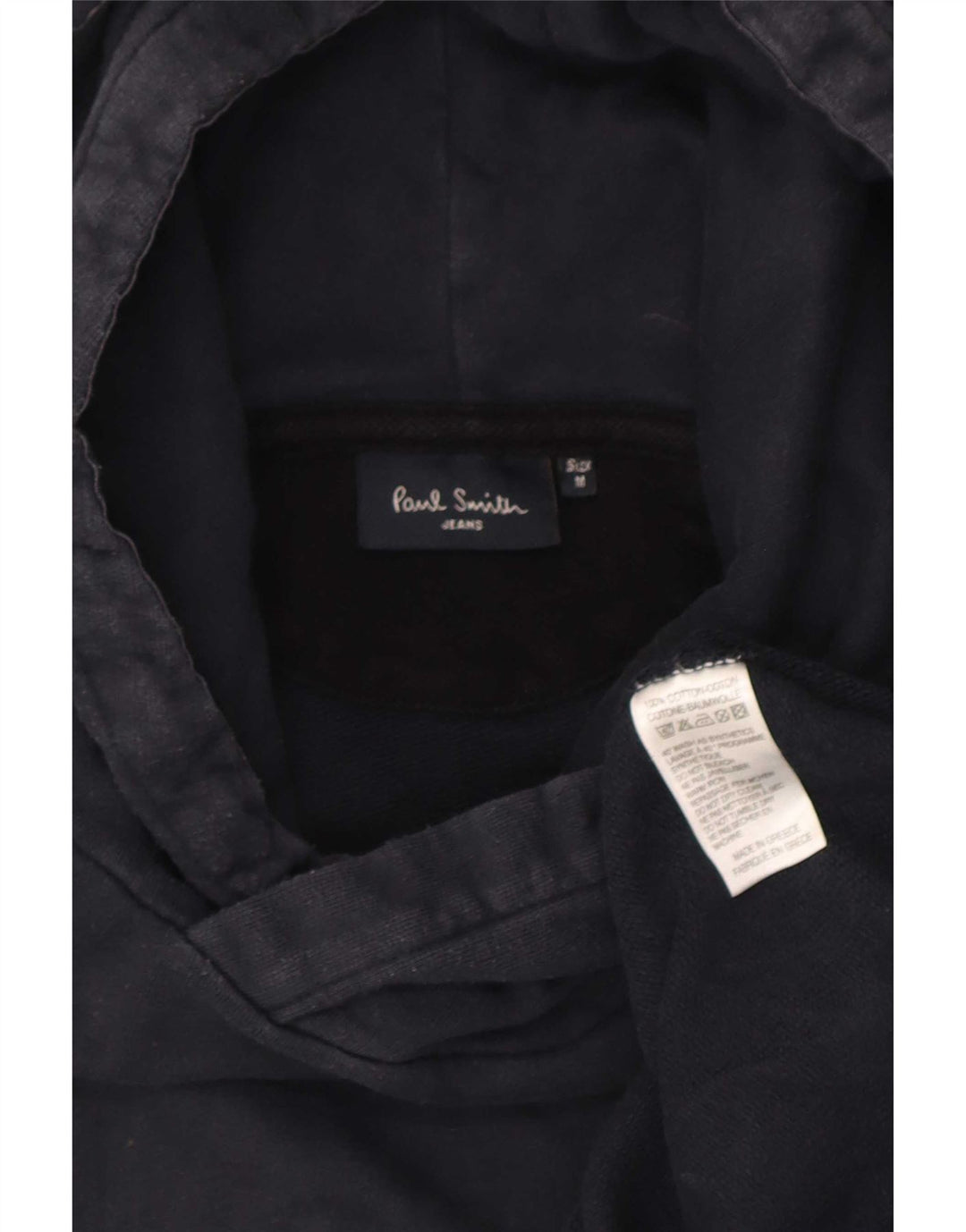 Męski sweter z kapturem Paul Smith, średni granatowy, bawełniany
