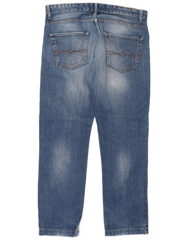 Męskie proste dżinsy Zara EU 46 XL W36 L30 Niebieskie