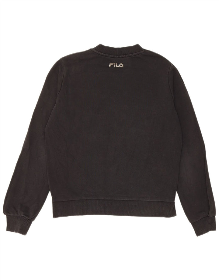 Damska bluza oversize Fila UK 6 XS, czarna bawełna