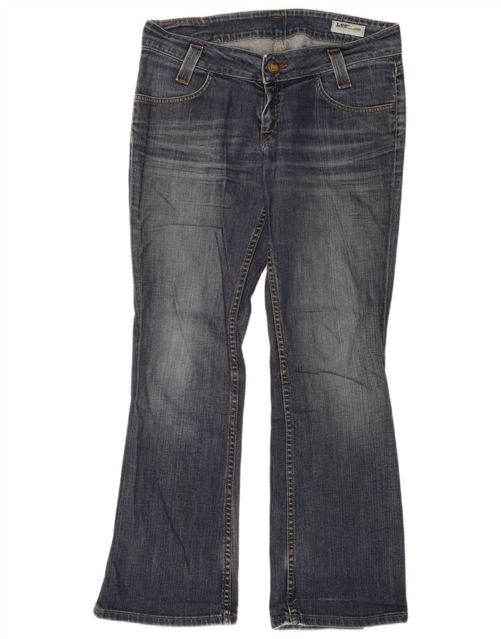 Damskie jeansy Leela Bootcut W31 L31, niebieskie, bawełniane