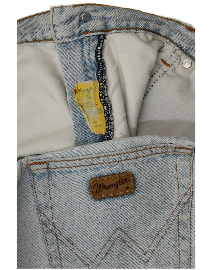Damskie spodenki jeansowe WRANGLER W40 2XL Niebieskie, bawełniane, w stylu western