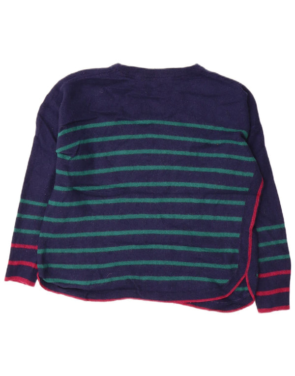 Crew Clothing Damski sweter z okrągłym dekoltem UK 14, średni granatowy