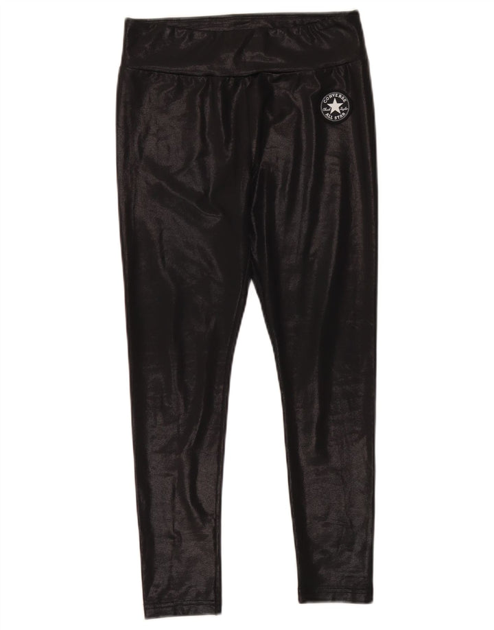 Legginsy Converse Dziewczęce 12-13 lat, duże, czarne, poliestrowe