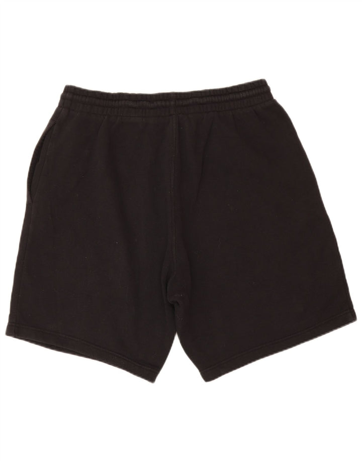 REEBOK Mens Sport Shorts Large  Black Cotton