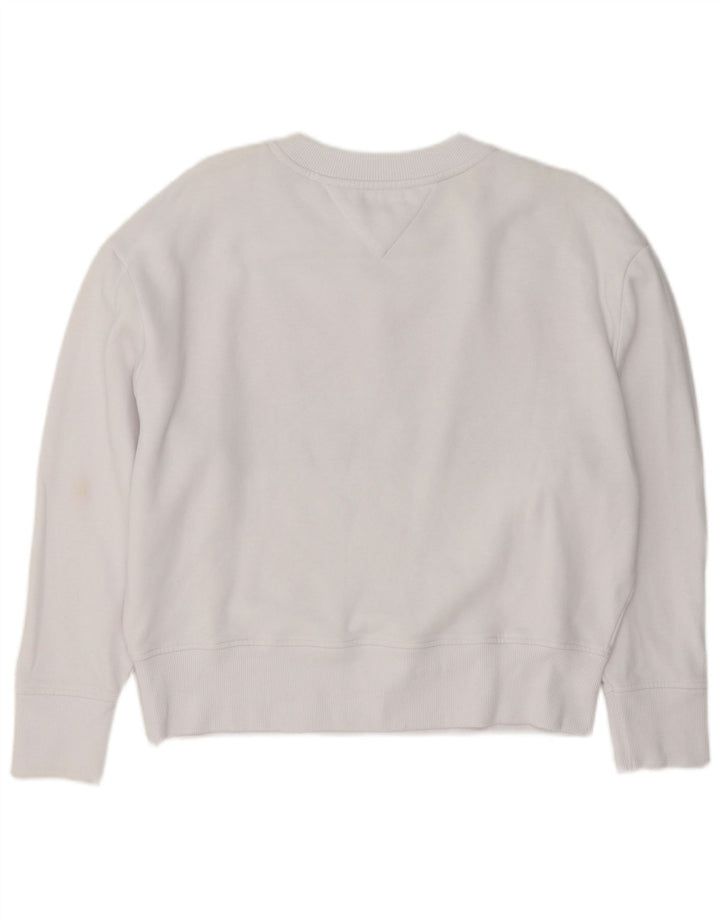 Damska bluza z grafiką Tommy Hilfiger UK 14, średnia biel