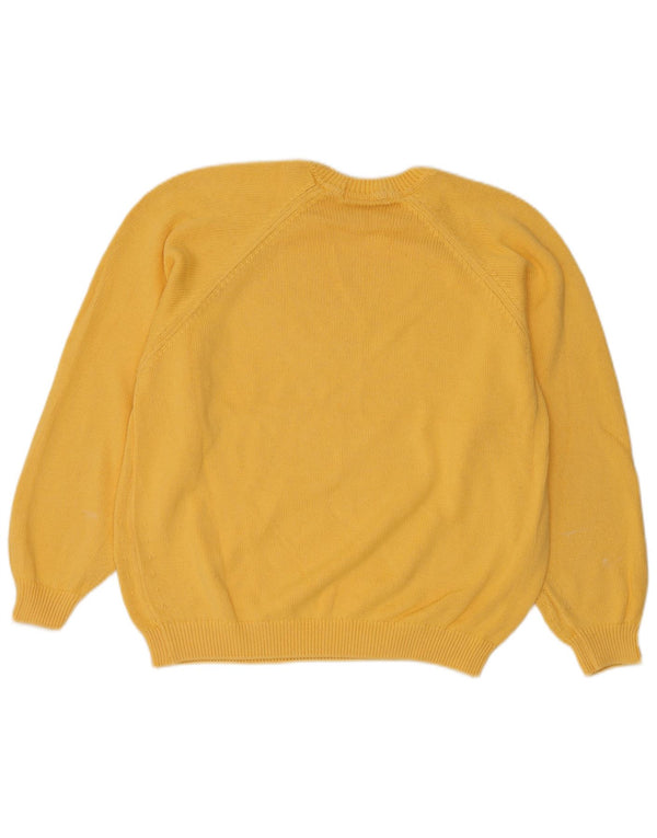 Sweter damski Marks & Spencer z okrągłym dekoltem, UK 14, średni żółty