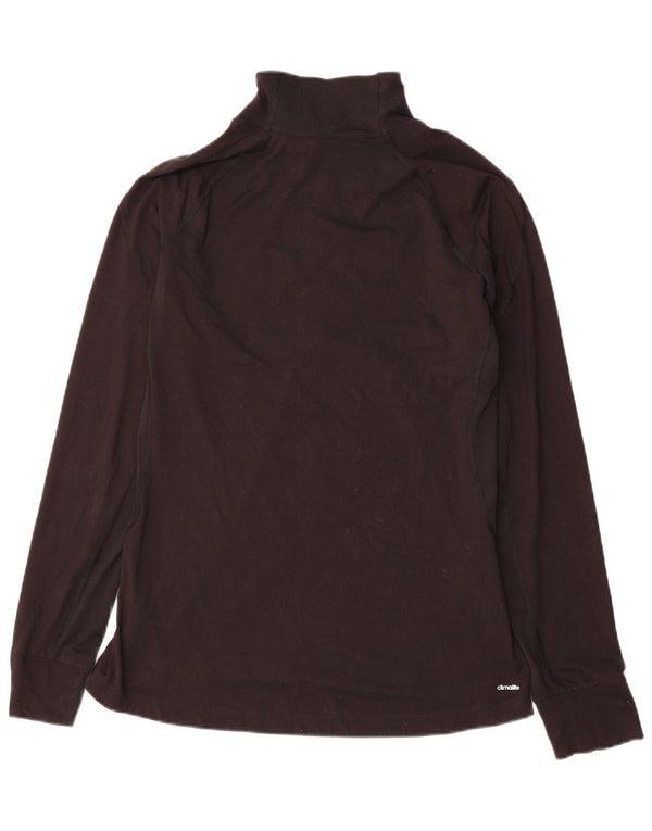 Adidas Damski Climalite Sweter Dresowy Top UK 16/18 Duży Czarny