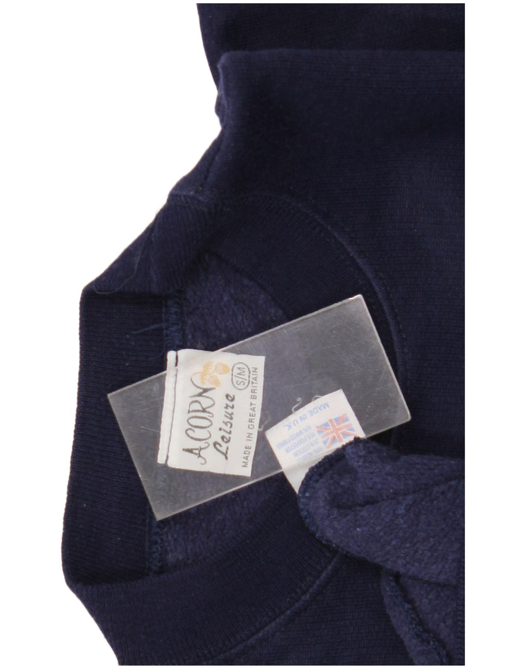 Damska bluza oversize z grafiką Acorn, UK 10, mała, granatowa