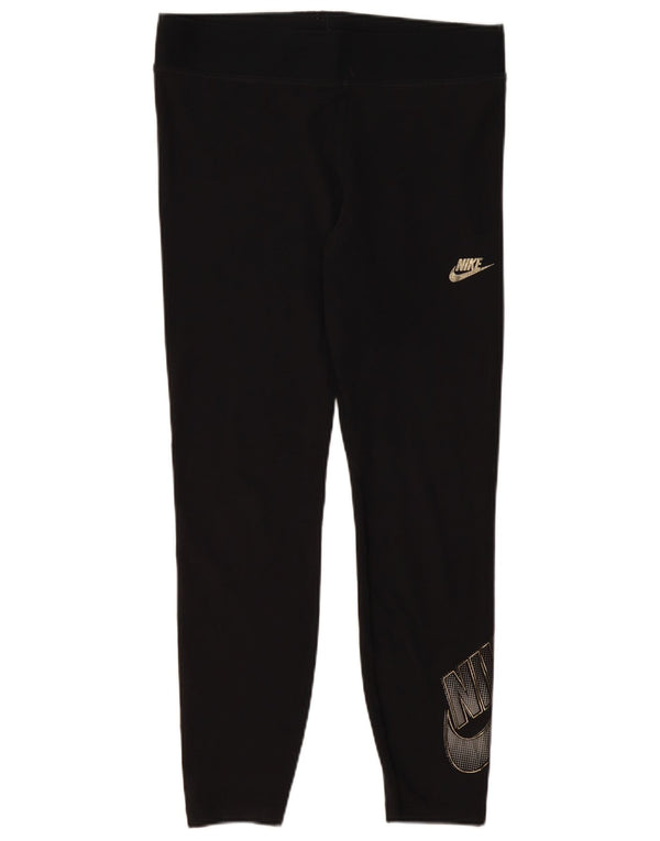 Damskie legginsy NIKE Graphic UK 18 XL, czarne, bawełniane