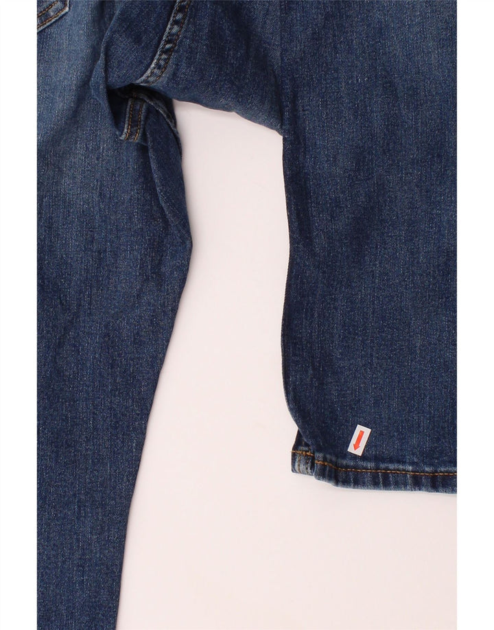 DACK'S Mens Regular Fit Slim Jeans IT 48 Medium W32 L33 Blue Cotton Vintage Dack's and Second-Hand Dack's from Messina Hembry 