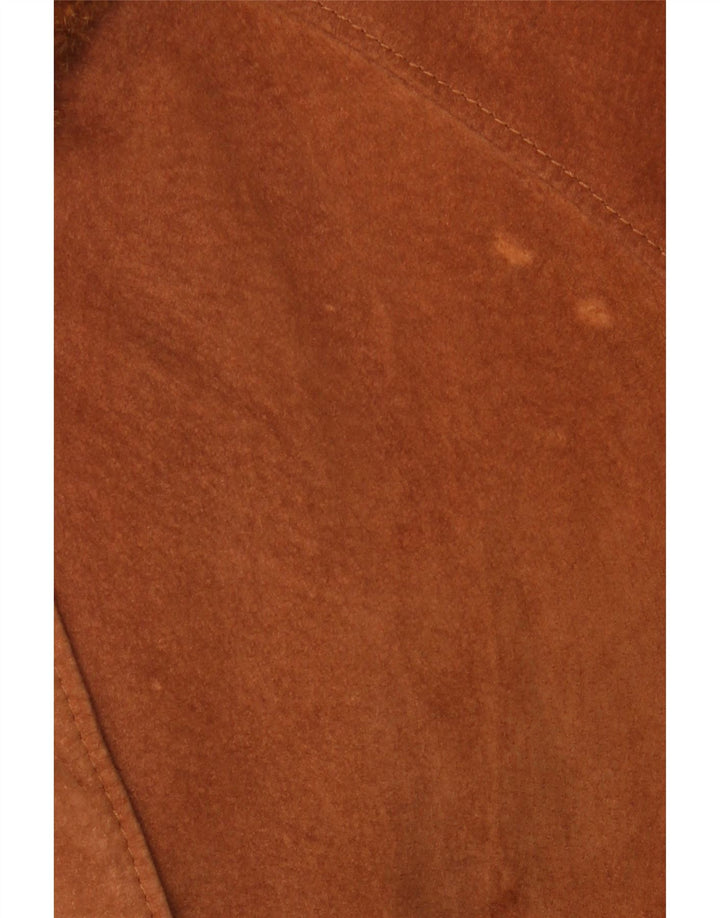 Zamszowy płaszcz damski Pascucci EU 44 XL brązowy