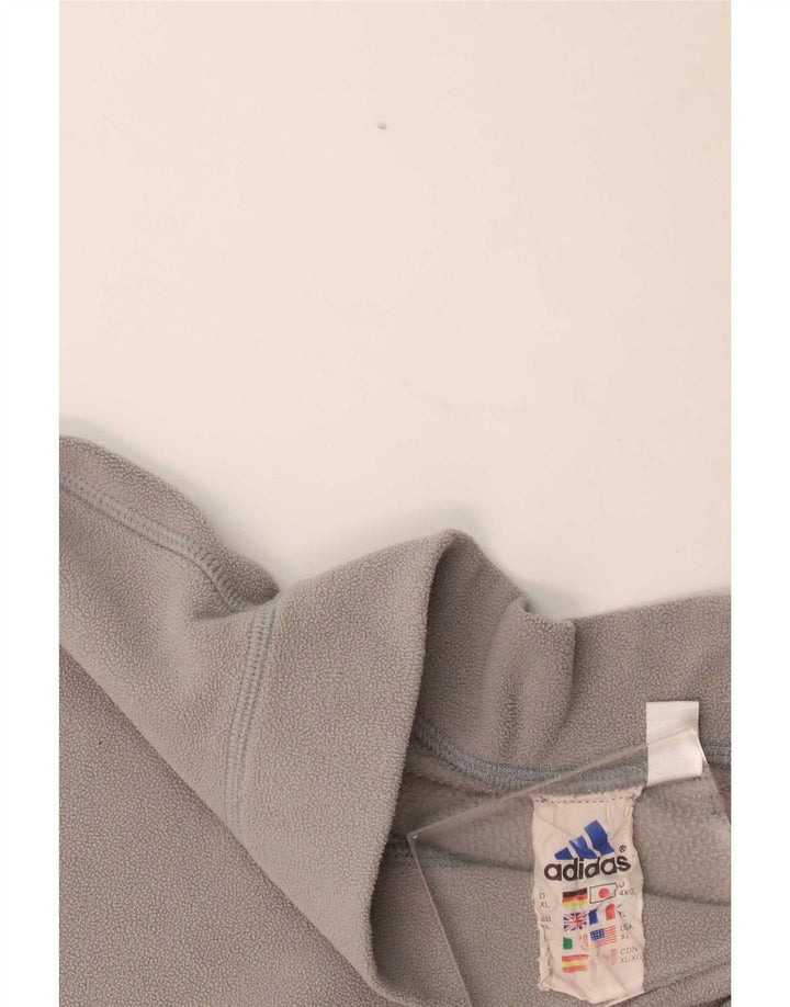 Adidas Męski sweter polarowy Climawarm XL Szary poliester