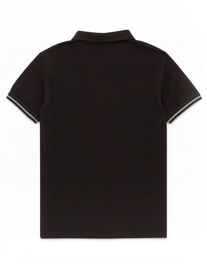 Męska koszulka polo Dack's 2XL, czarna, bawełniana