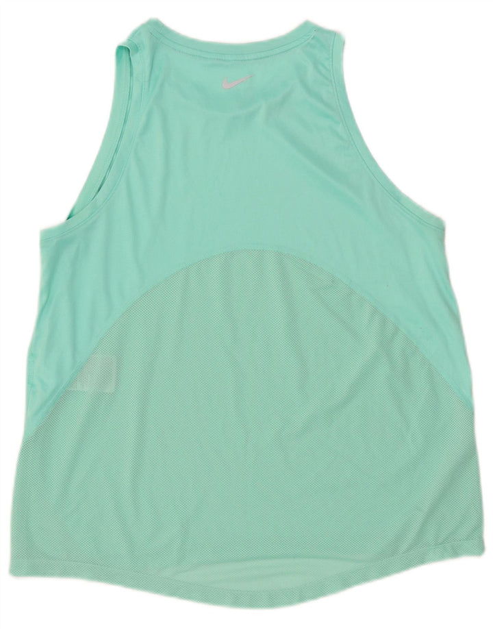 Damska kamizelka Nike Dri Fit Top UK 14, duża, zielona, poliester