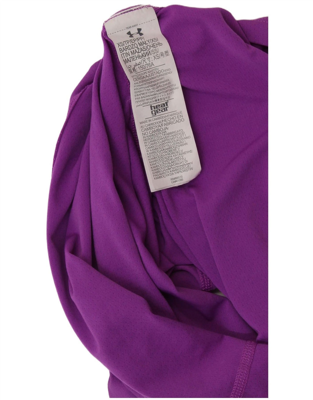 Damska kamizelka termiczna UNDER ARMOUR UK 6 XS, fioletowa, poliestrowa