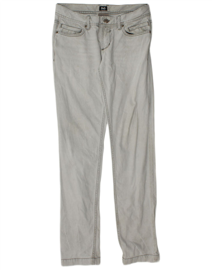 Dolce & Gabbana Męskie jeansy slim W31 L34 Niebieskie bawełniane