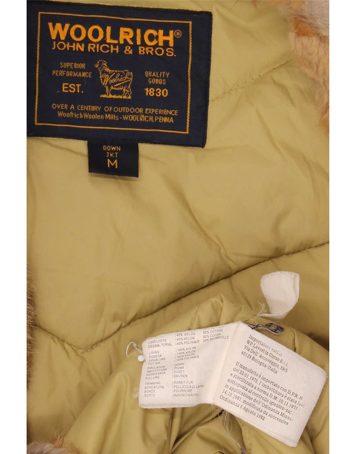 Damska ocieplana kurtka Woolrich UK 14, średni czarny nylon