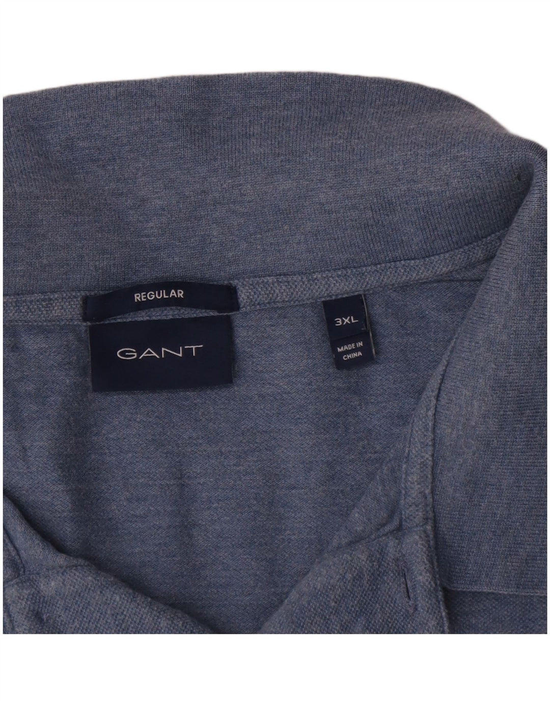 Męska koszulka polo Gant Regular 3XL, niebieska, bawełniana