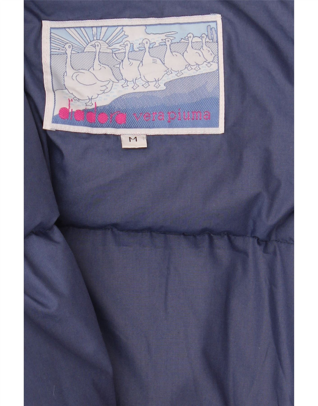 Męska ocieplana kurtka z kapturem Diadora UK 38, średni granat