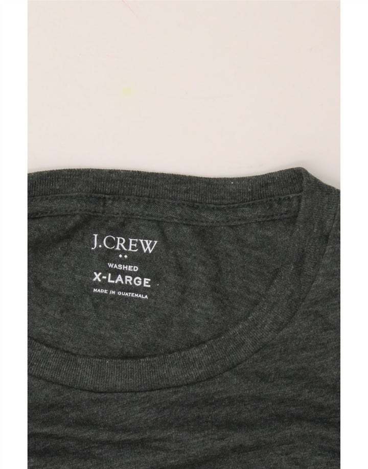 J. CREW Mens Top Long Sleeve XL Grey Cotton Vintage J. Crew and Second-Hand J. Crew from Messina Hembry 