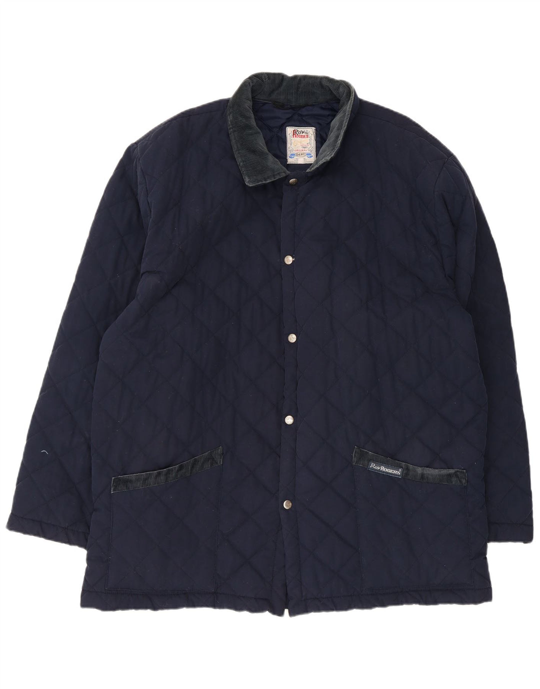 Męska pikowana kurtka Roy Rogers UK 42 XL granatowa