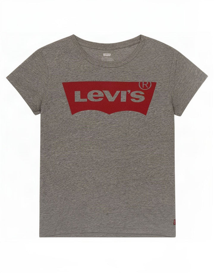 Męski T-shirt z grafiką Levi's, średni szary