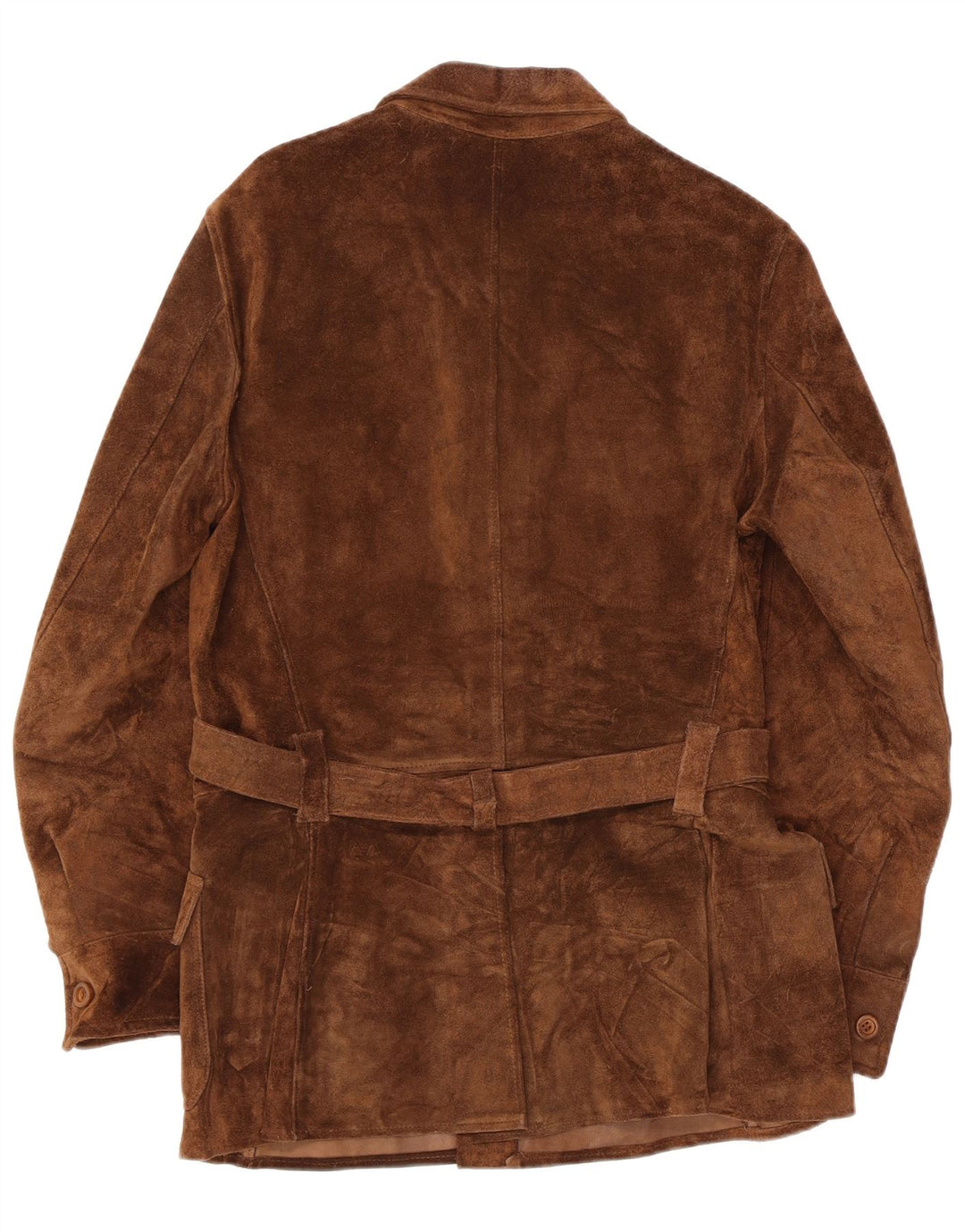 Vintage męska zamszowa kurtka UK 36 Small Brown