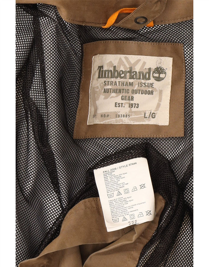 Kurtka męska Timberland Utility UK 40, duża, beżowa, bawełniana