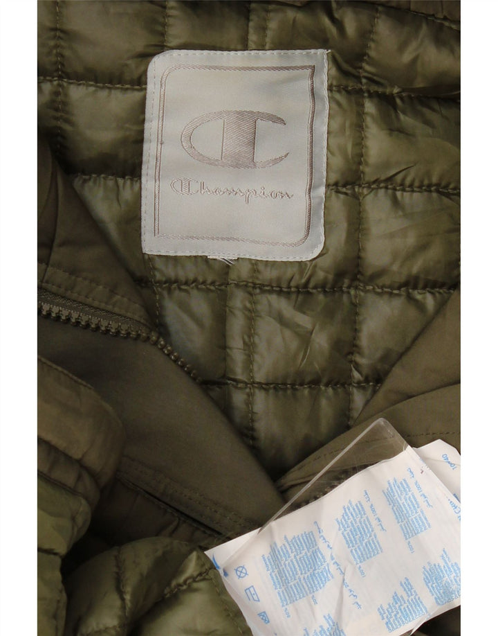 Damska kurtka parka z kapturem Champion UK 18 XL Khaki, poliester