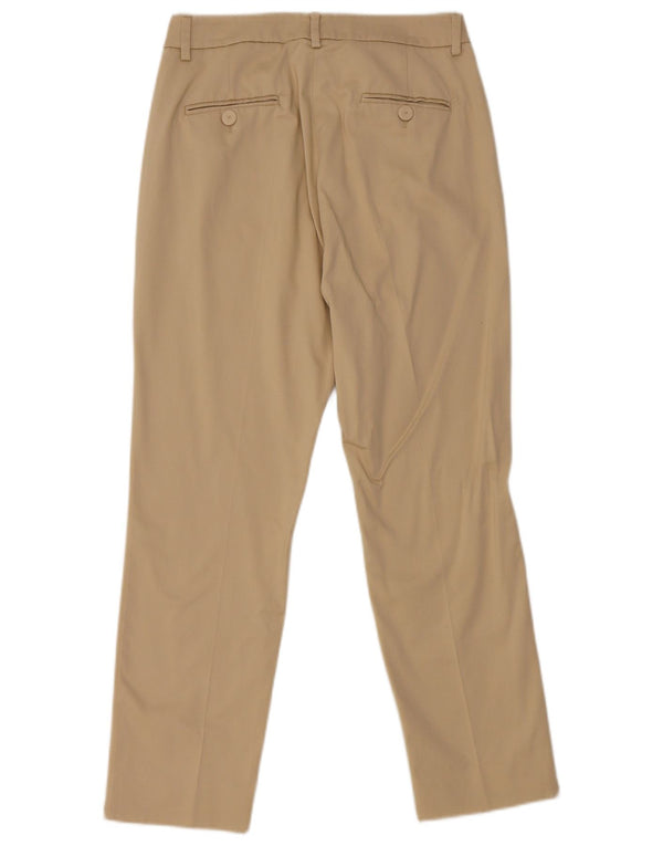 Spodnie damskie Max Mara Slim Chino UK 8 Small W28 L27 Beżowa bawełna