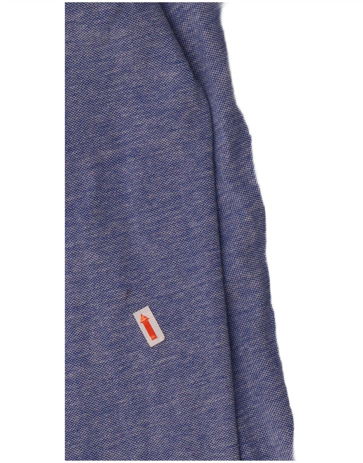 Koszula męska Carrera XL z niebieskiej bawełny w plamki