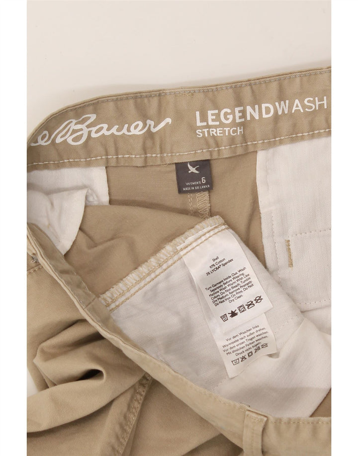 EDDIE BAUER Womens Chino Shorts US 6 Medium W32 Beige Cotton Vintage Eddie Bauer and Second-Hand Eddie Bauer from Messina Hembry 